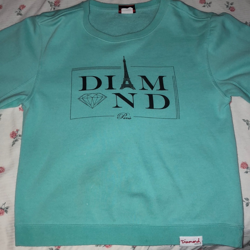 Original Diamond Sweatshirt. Tiffany Blue.